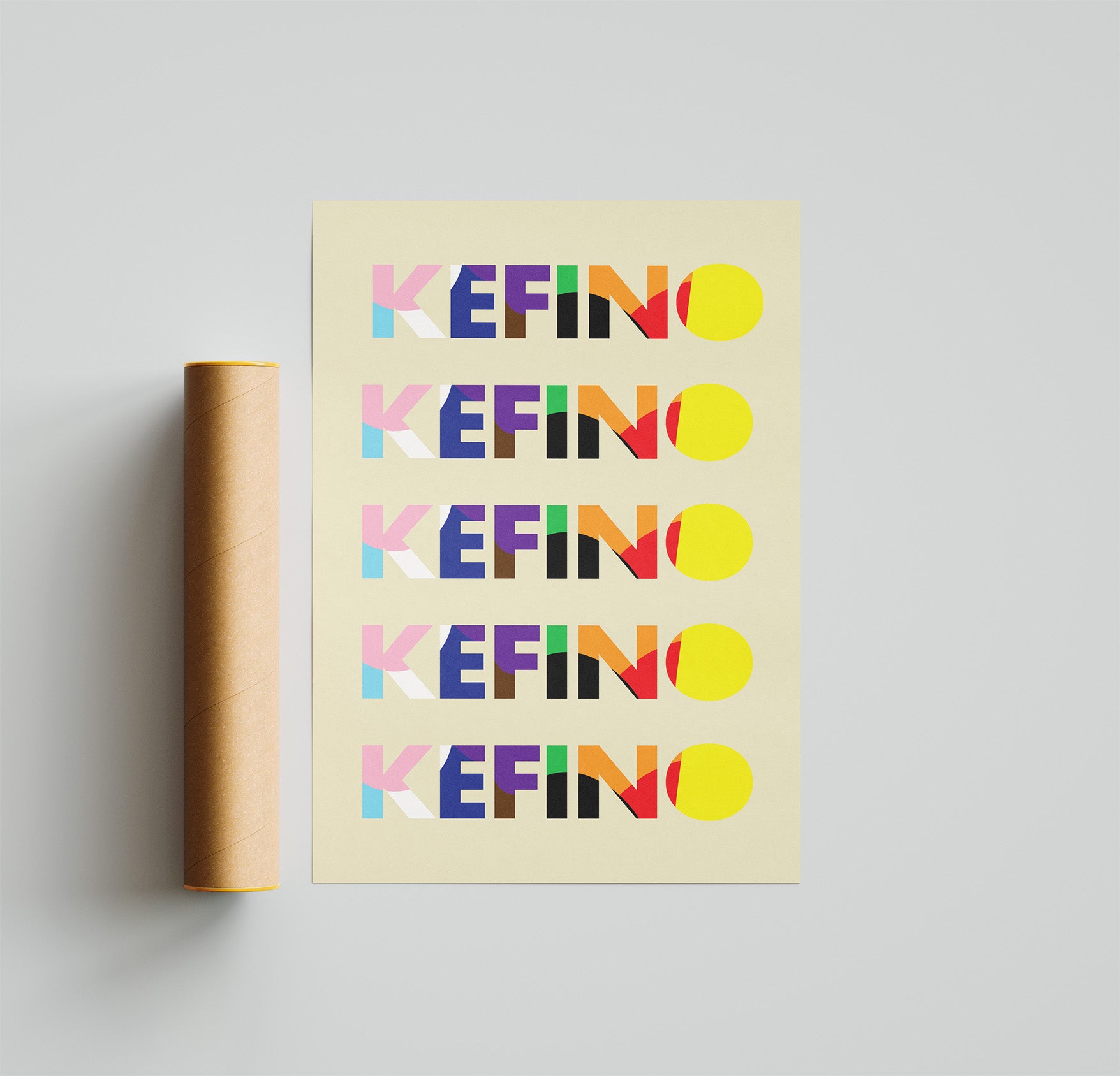 KEFINO Logo Poster without Frame