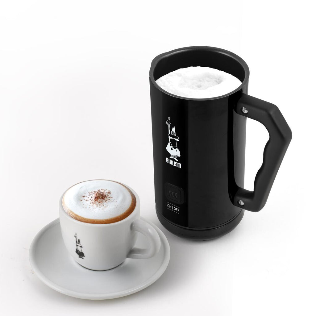 Bialetti Electric Milk Frother ­− Black Brew Italia