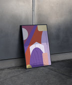 Mi Casa Poster in Black Frame leaning on wall