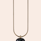 Olive Green Marble Curve Floor Lamp − Houseof houseof.com