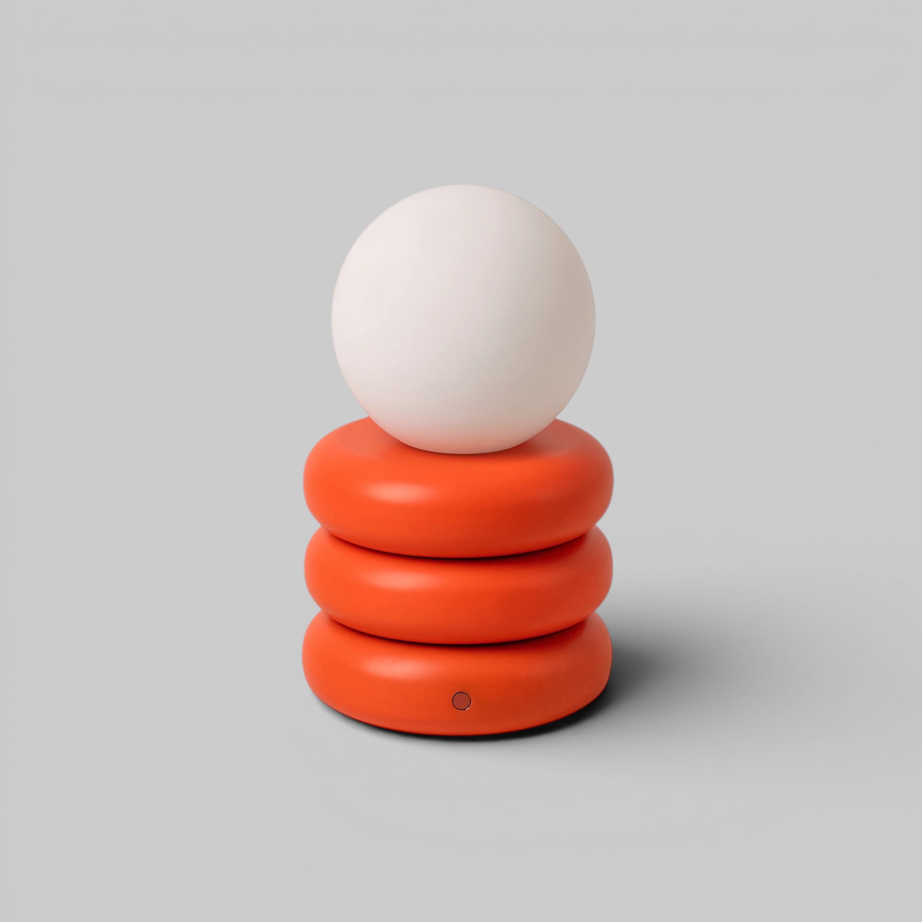 Peel Orange Tube Cordless Table Lamp − Houseof houseof.com