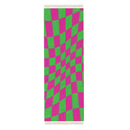 Pink & Green Checkerboard Runner 180x63cm