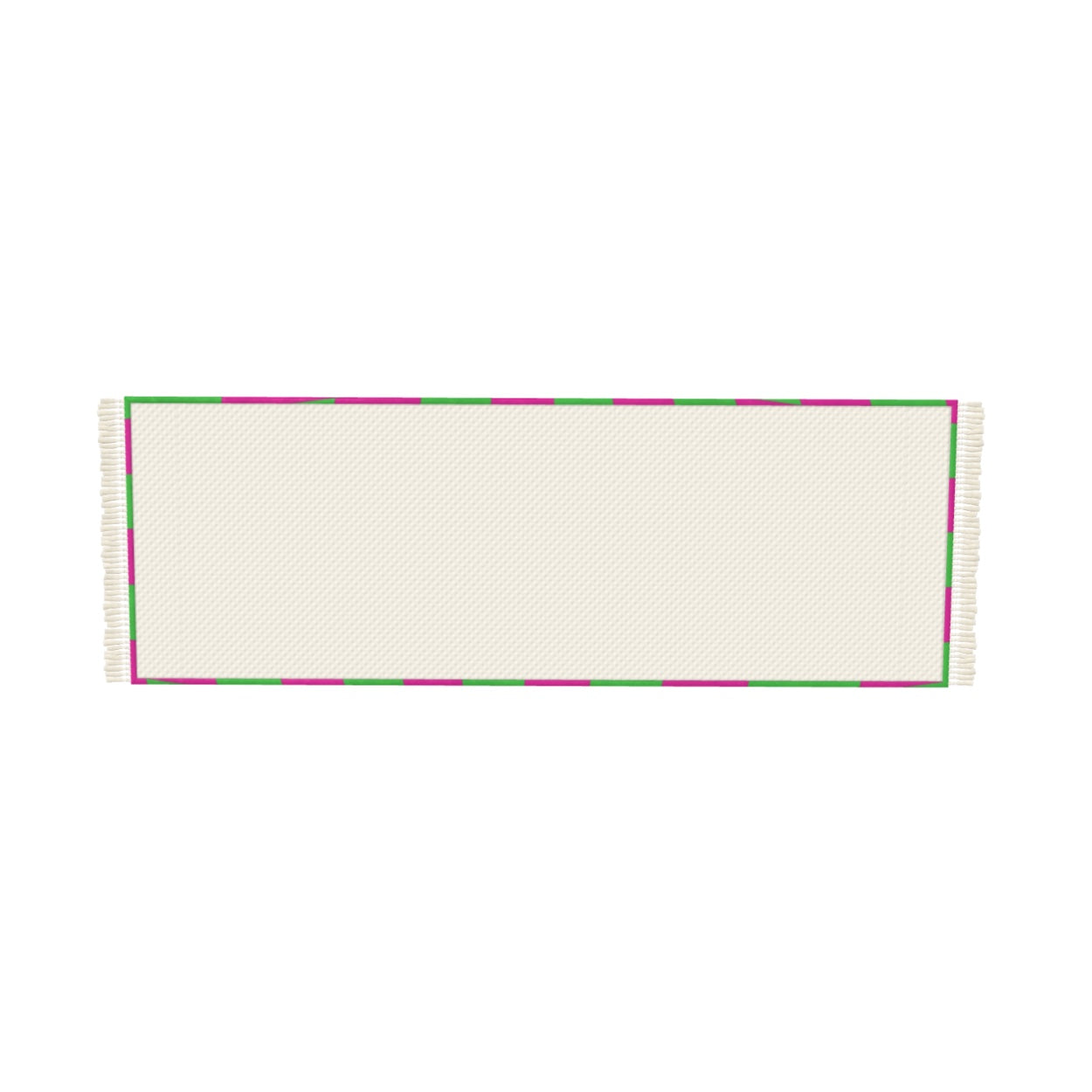 Pink & Green Checkerboard Runner 180x63cm