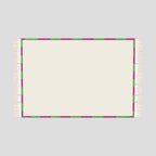 Pink and Green Rug − small