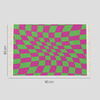 Pink and Green Rug − small