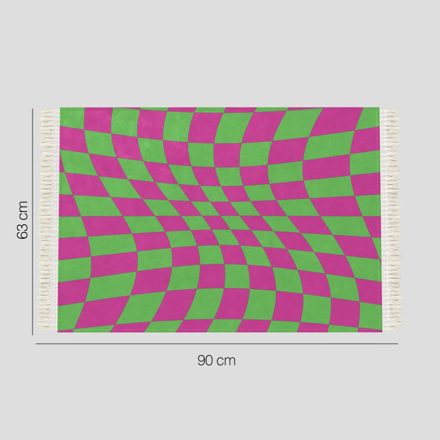Pink and Green Rug − small