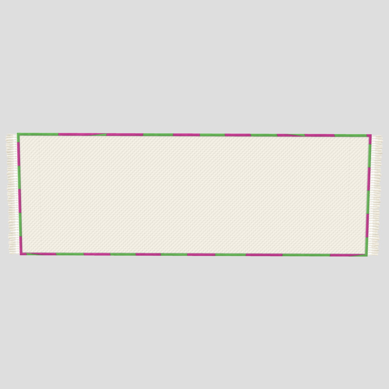 Pink & Green Checkerboard Runner 180x63cm