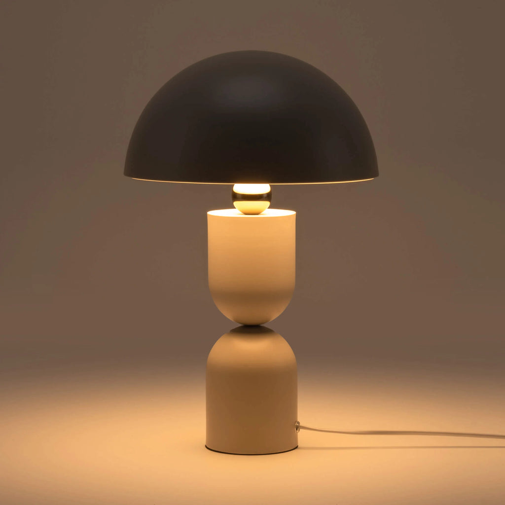 Sand Grey Dome Mushroom Table Lamp − Houseof houseof.com