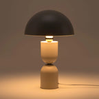 Sand Grey Dome Mushroom Table Lamp − Houseof houseof.com