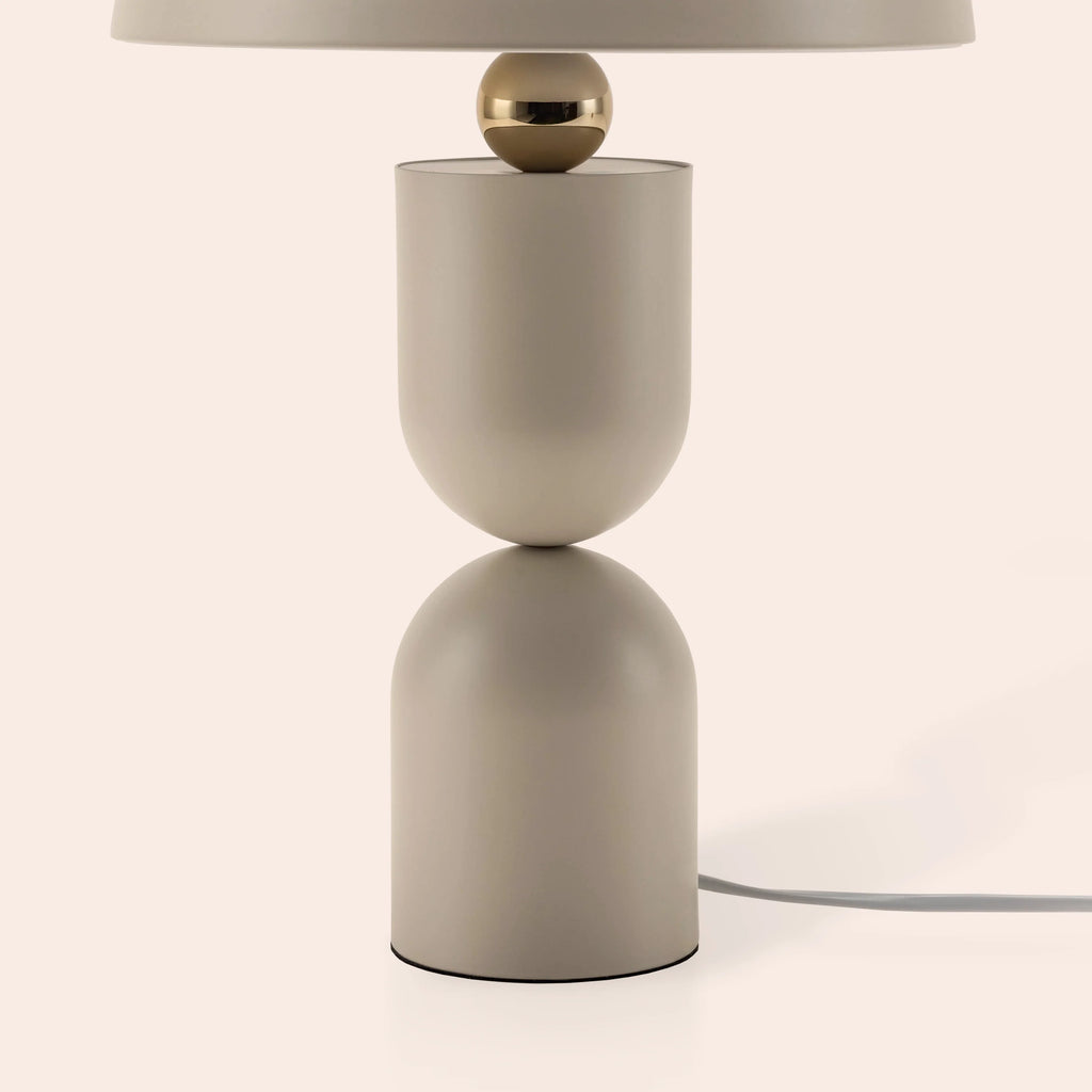 Sand Grey Dome Mushroom Table Lamp − Houseof houseof.com