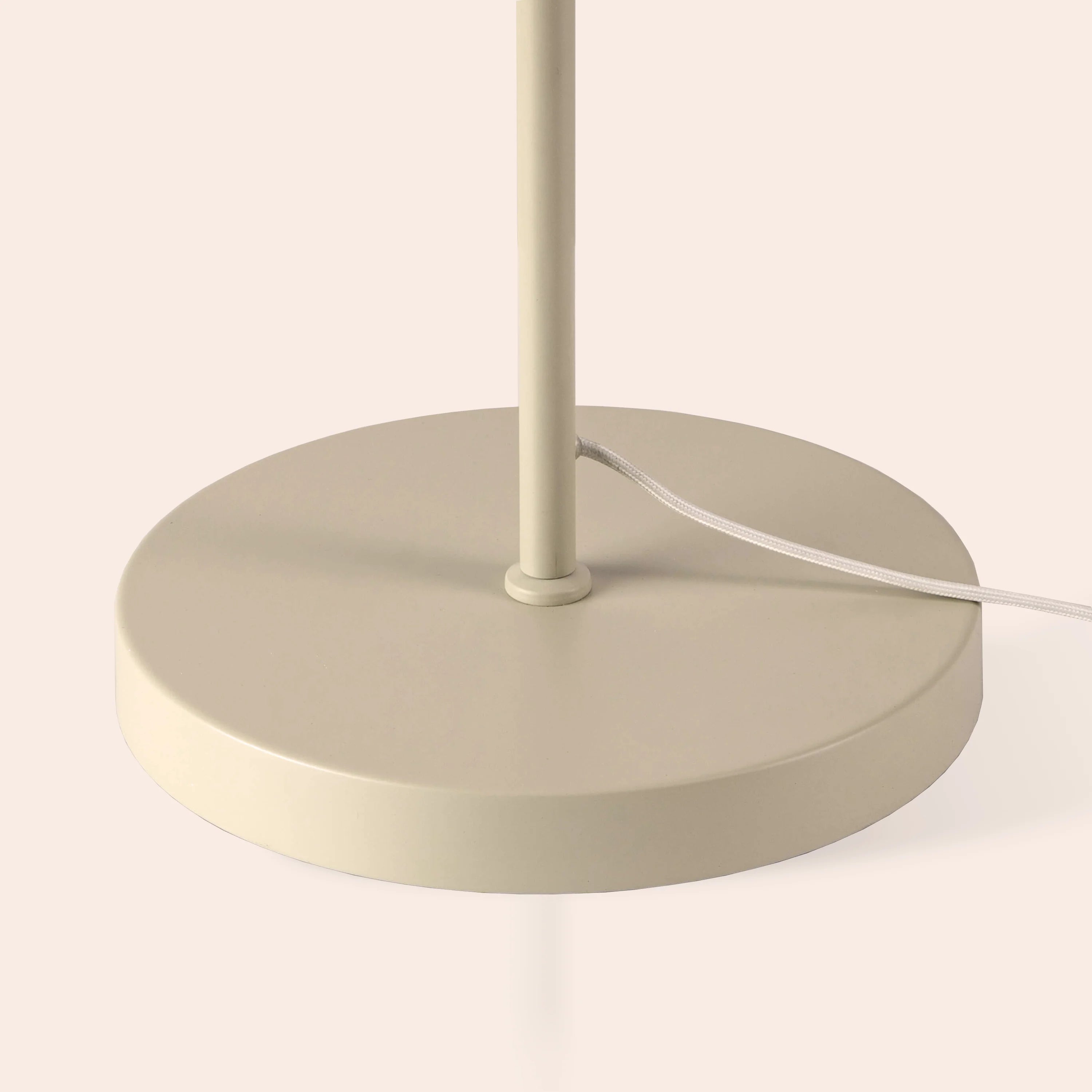 Sand Grey Opal Disk Floor Lamp − Houseof houseof.com