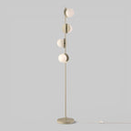 Sand Grey Opal Disk Floor Lamp − Houseof houseof.com