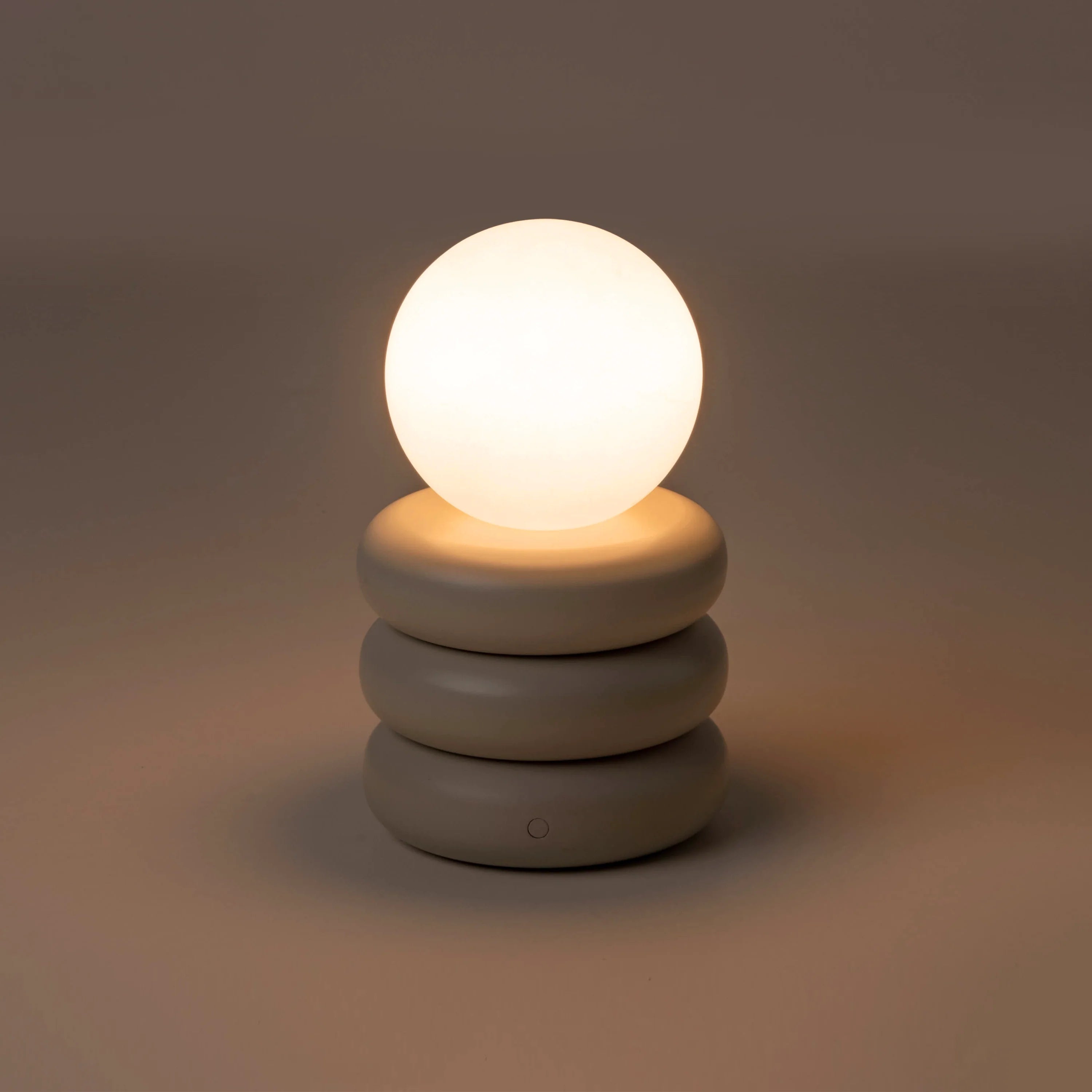 Sand Grey Tube Cordless Table Lamp − Houseof houseof.com