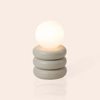 Sand Grey Tube Cordless Table Lamp − Houseof houseof.com