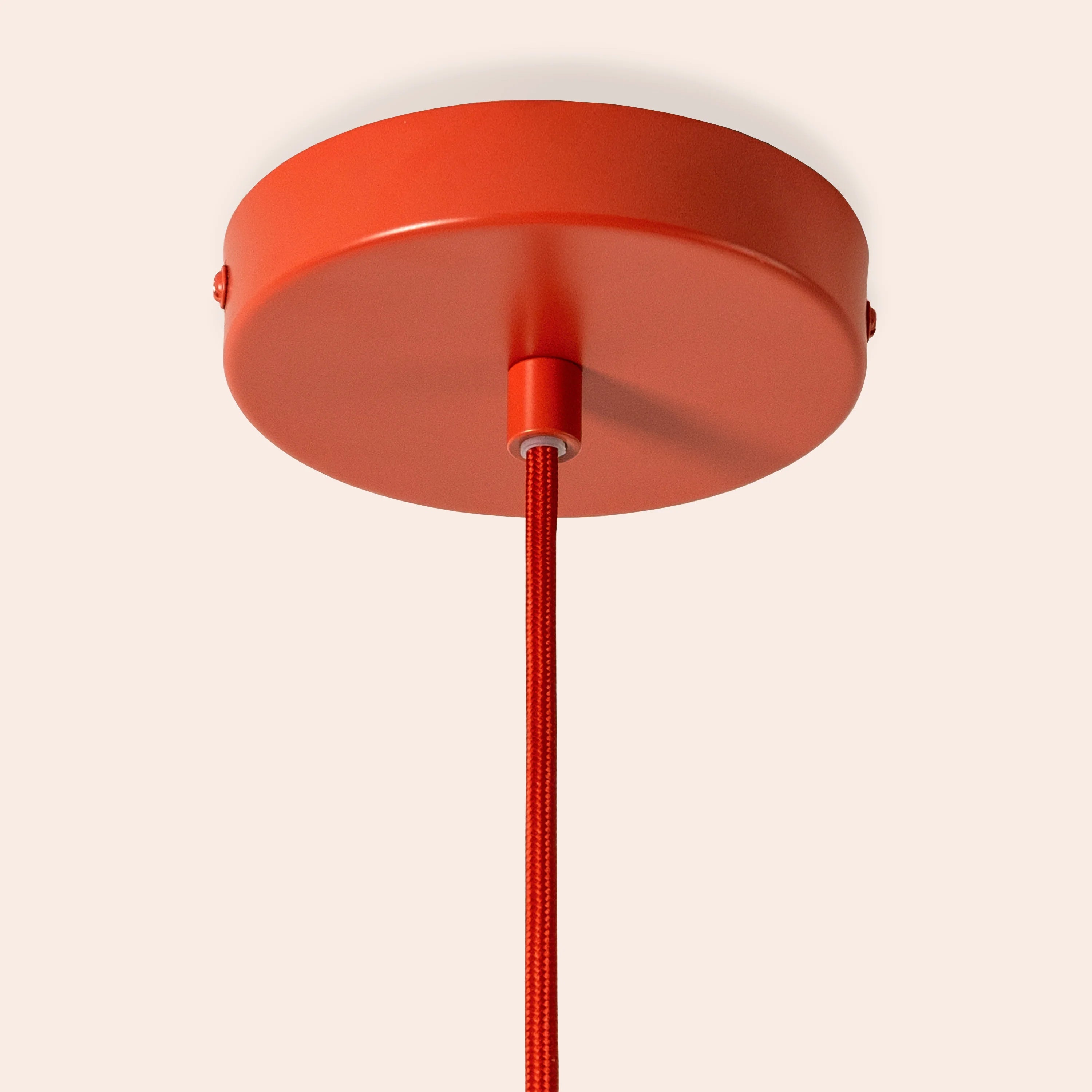 Burnt Orange Pleat Pendant Ceiling Light − Small − Houseof X Emma Gurner houseof.com