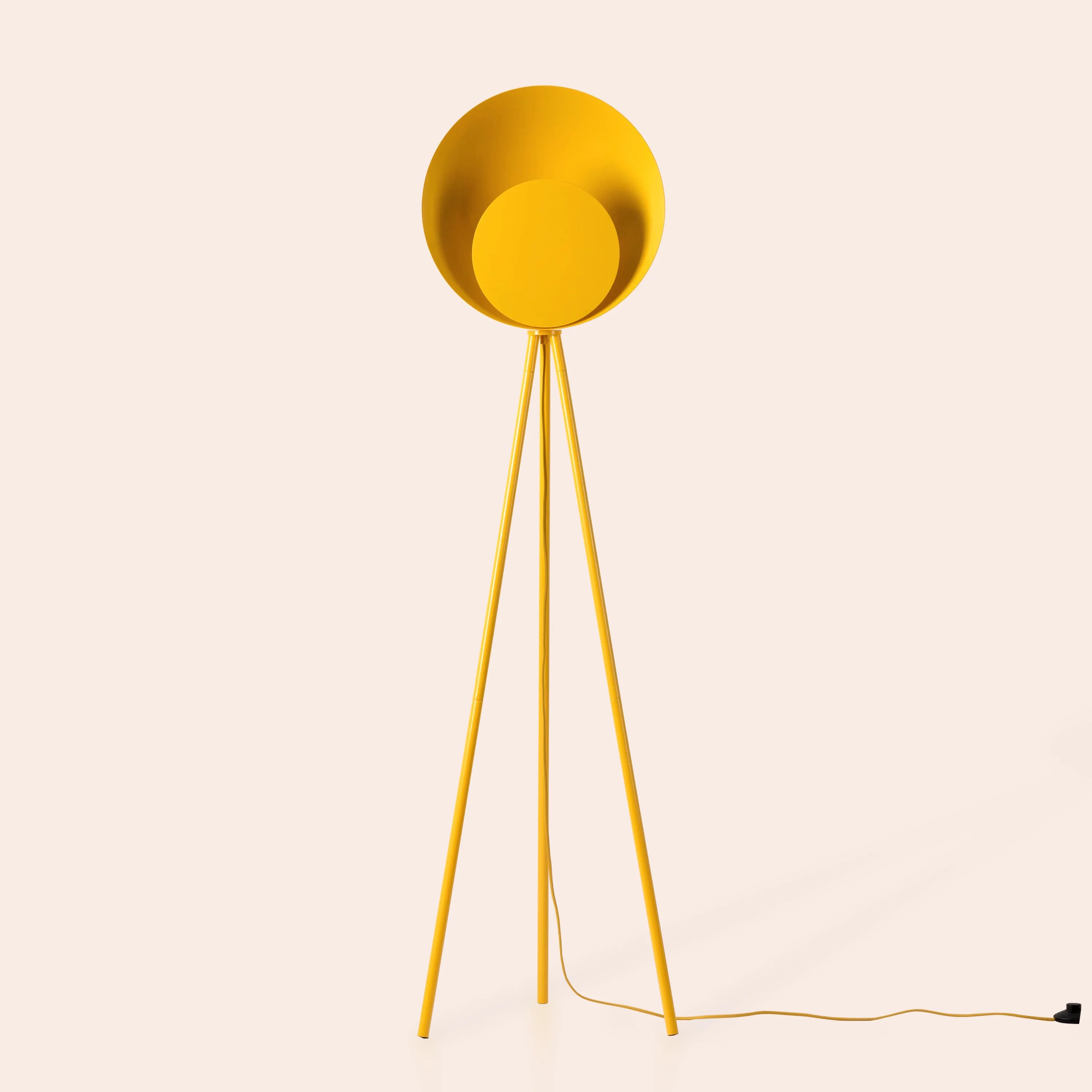 Bright Yellow Diffuser Floor Lamp − Houseof houseof.com