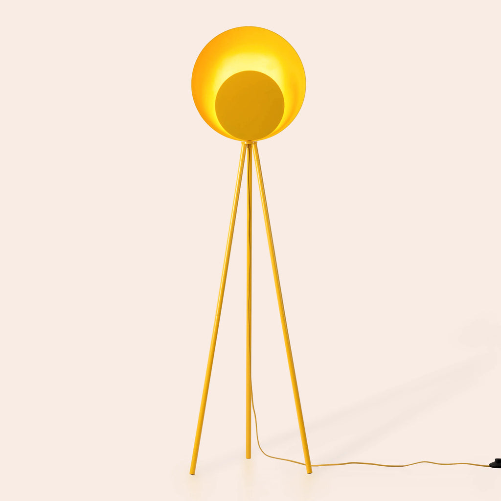 Bright Yellow Diffuser Floor Lamp − Houseof houseof.com