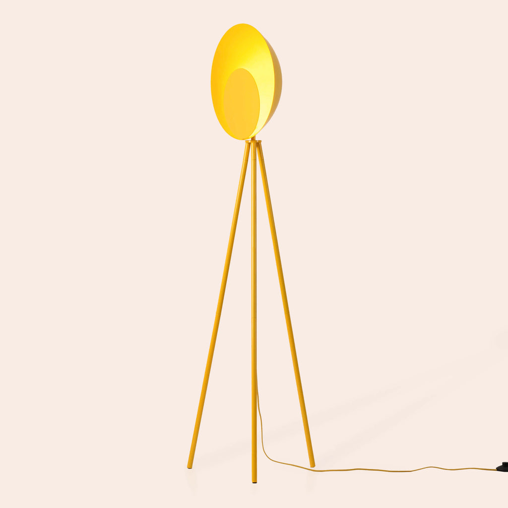 Bright Yellow Diffuser Floor Lamp − Houseof houseof.com