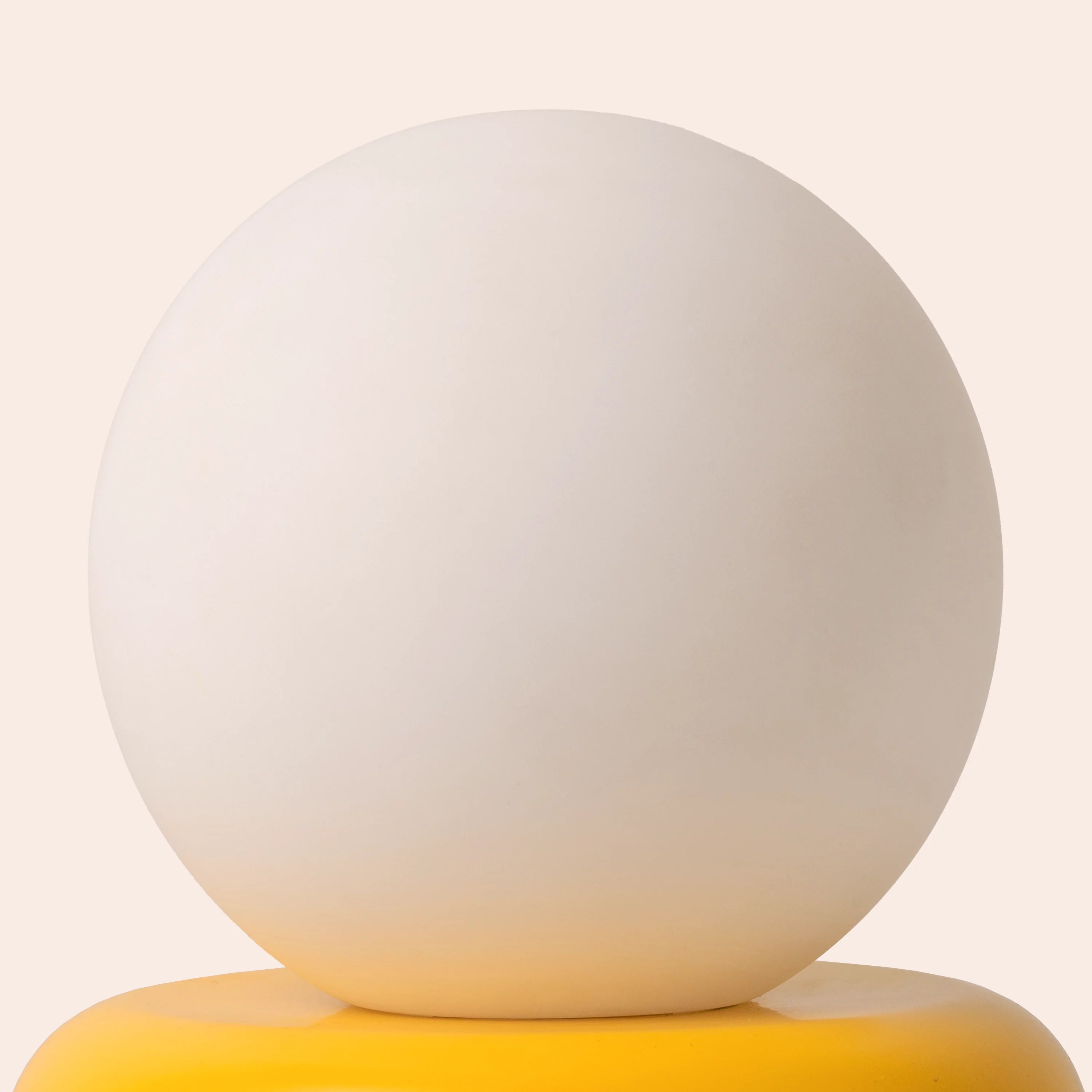 Bright Yellow Tube Cordless Table Lamp − Houseof houseof.com