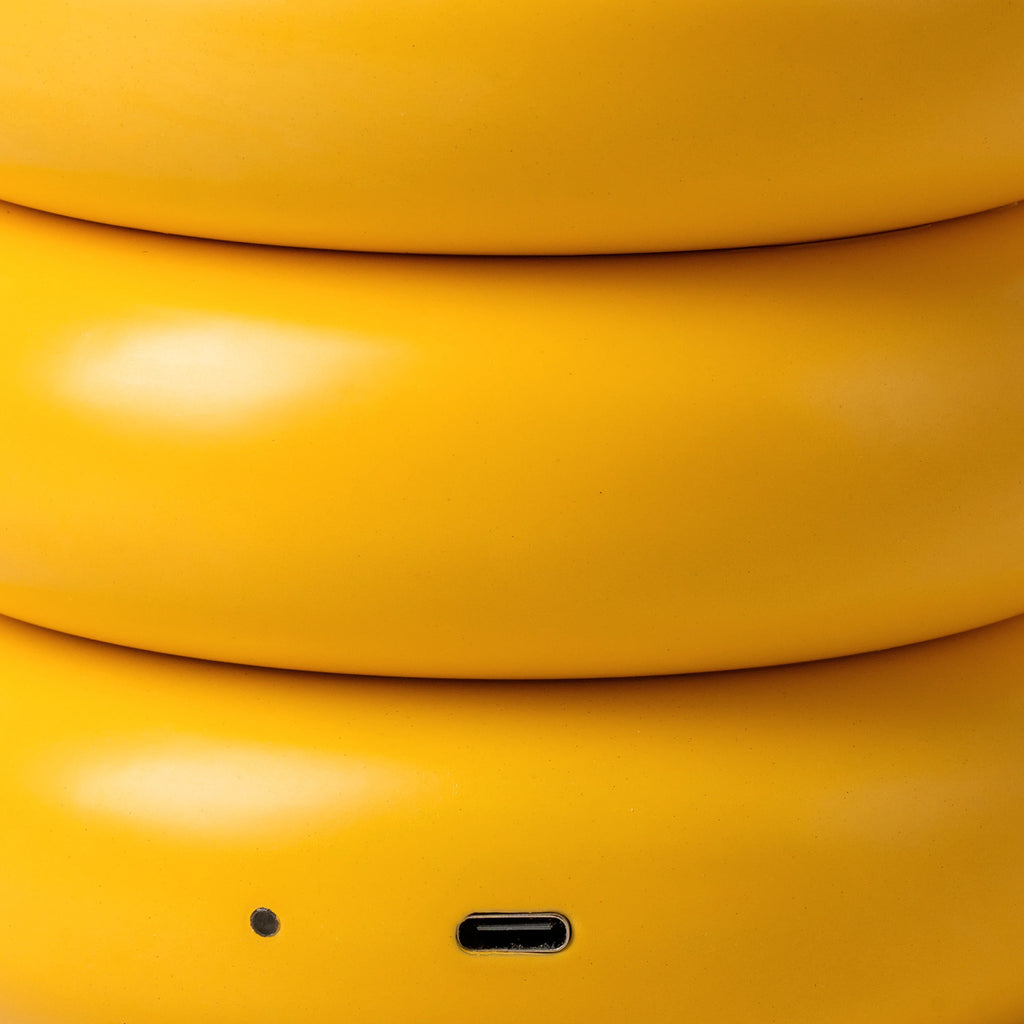Bright Yellow Tube Cordless Table Lamp − Houseof houseof.com