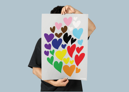 Humanity Hearts Poster