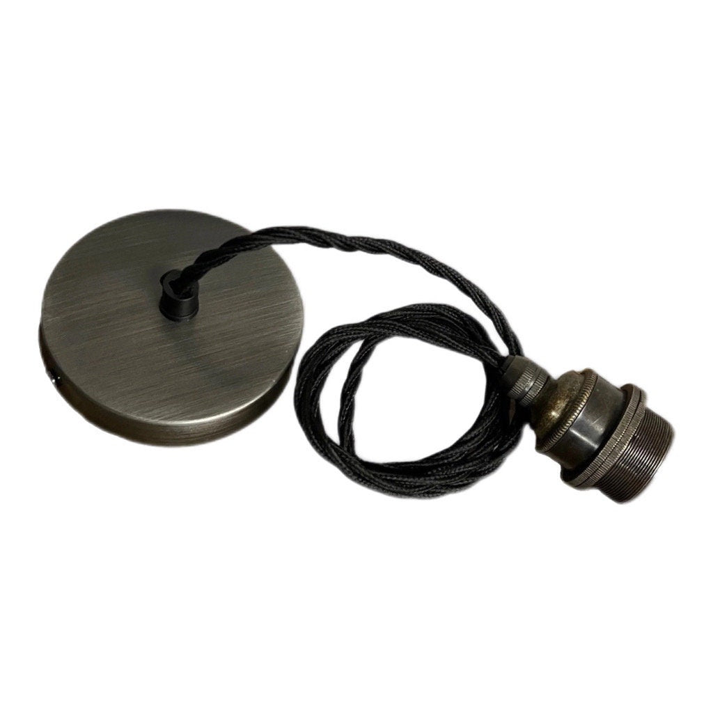 component with a black cord on a white background