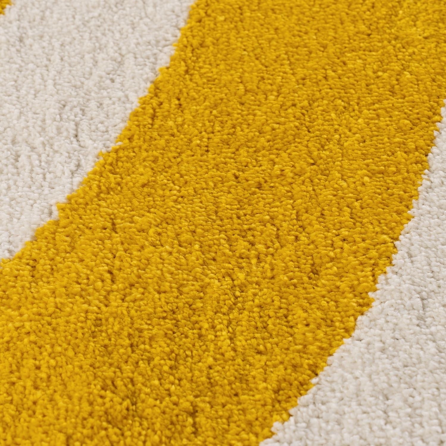 Joli Wave Yellow & White Rug | Rectangular | 80x150cm − 200x290cm