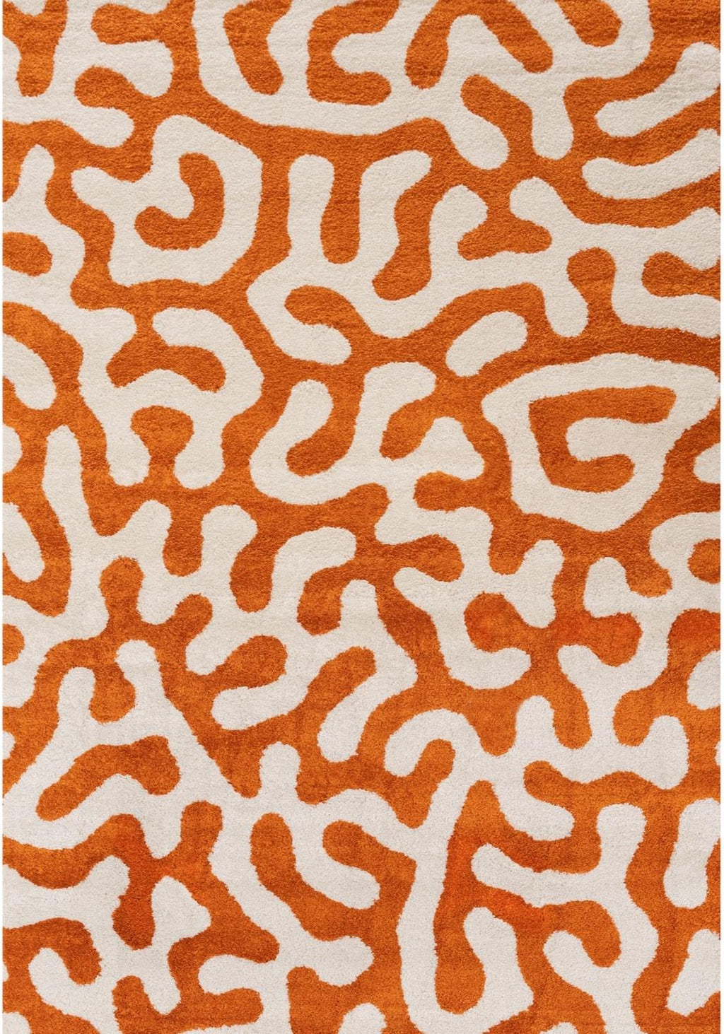 Joli Orange & White Doodle Rug | Rectangular | 80x150cm − 200x290cm The Rugs