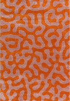 Joli Orange & Pink Doodle Rug | Rectangular | 80x150cm − 200x290cm The Rugs