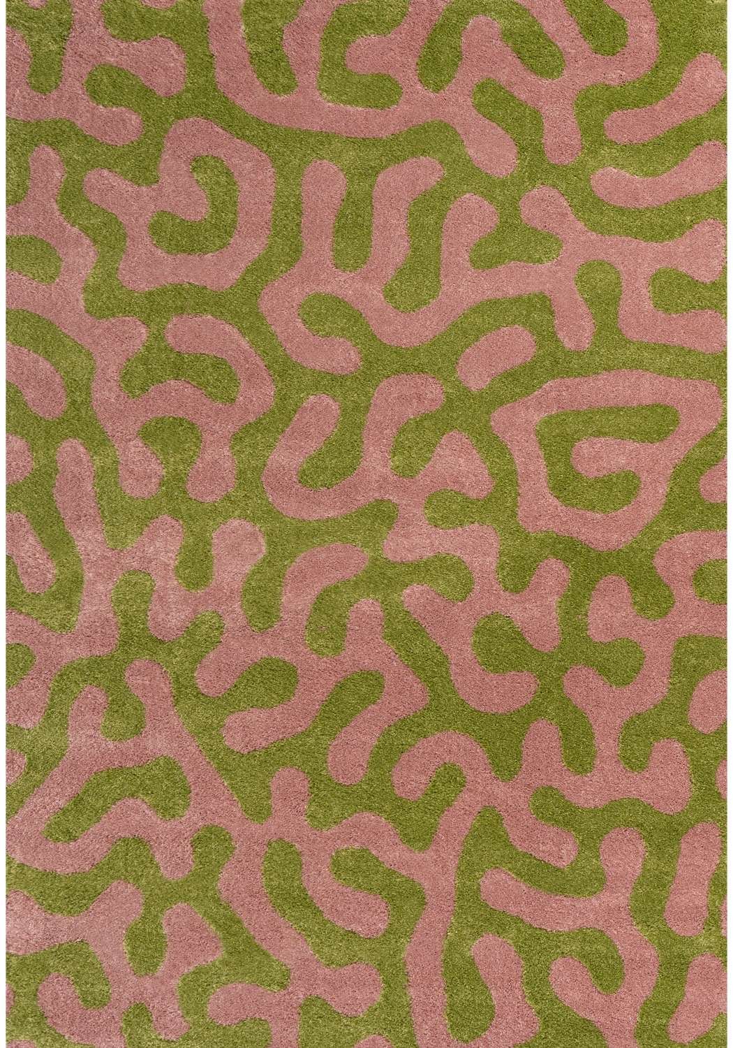 Joli Green & Pink Doodle Rug | Rectangular | 80x150cm − 200x290cm The Rugs