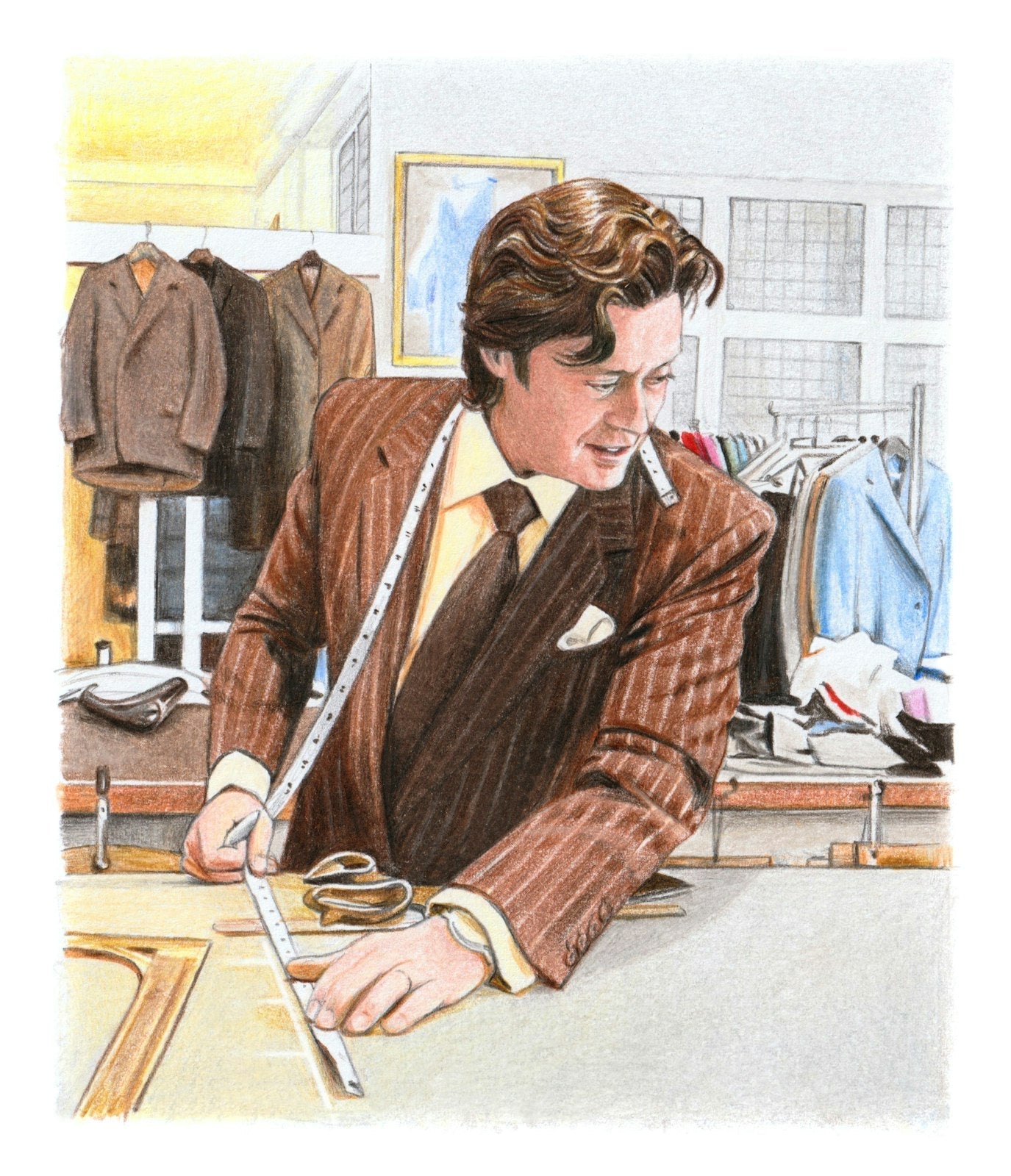 The Savile Row Suit: The Art of Bespoke Tailoring